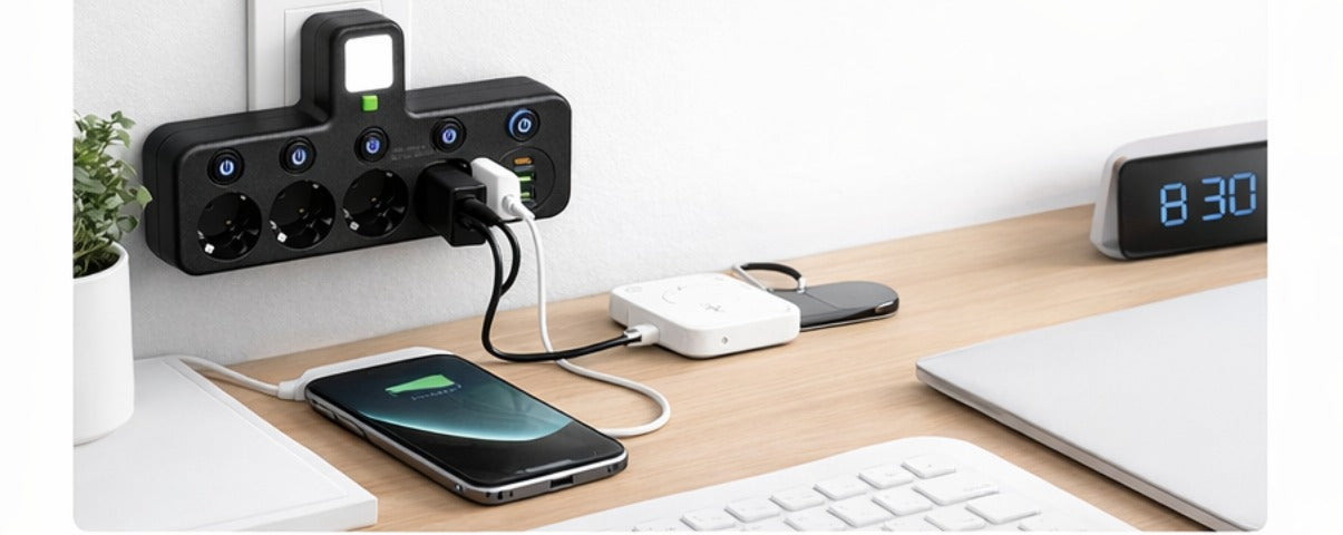 Adaptador en escritorio